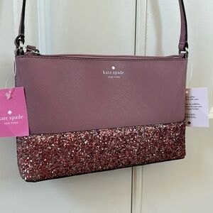 Kate Spade Greta Court Glitter Ramey crossbody